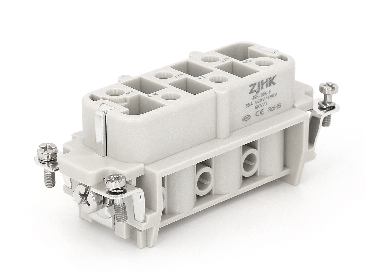 大电流型插芯  螺钉连接  HSB-006-F